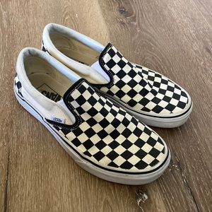 Vans checkered Slip Ons